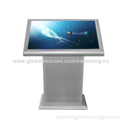 22-inch LCD Touch Screen Kiosk, Multi-point Touch, 1,366 x 768 Pixels Resolution